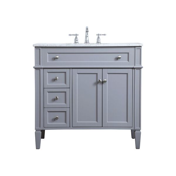 Williams Gray 36-Inch Vanity Sink Set, image 1