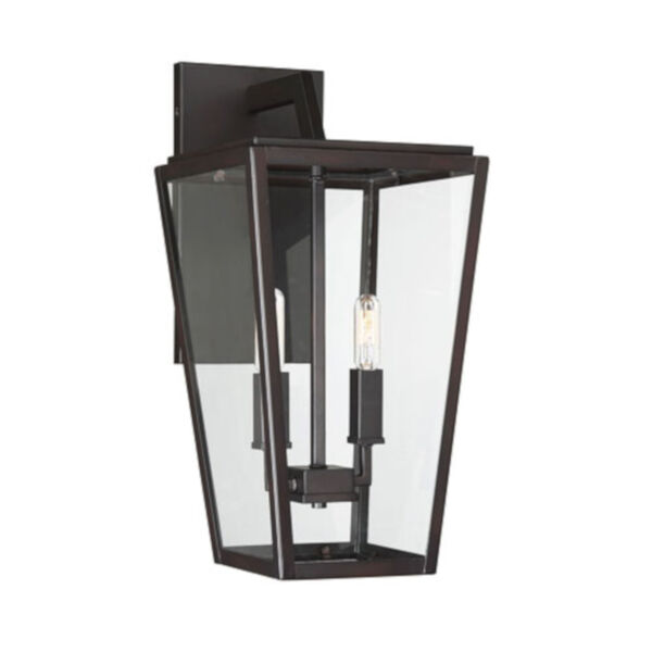 Uptown English Bronze Two-Light Outdoor Wall Sconce, image 3