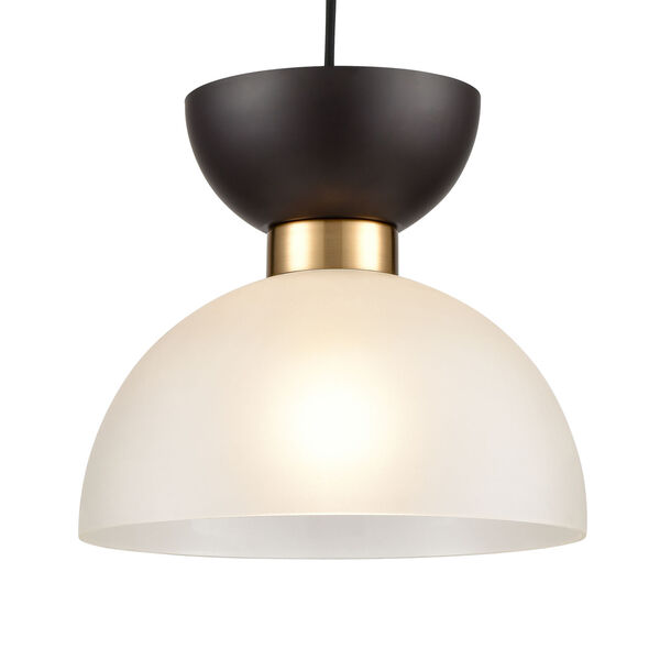 Softshot Oil Rubbed Bronze and Black One-Light Pendant, image 4