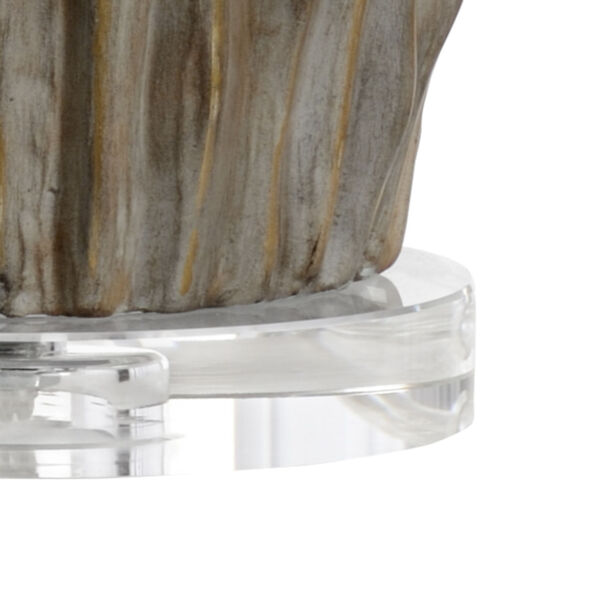 Saguaro Gray and Taupe Glaze Table Lamp, image 2