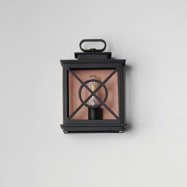 Yorktown VX Black Aged Copper One-Light Outdoor Pocket Wall Sconce, image 2
