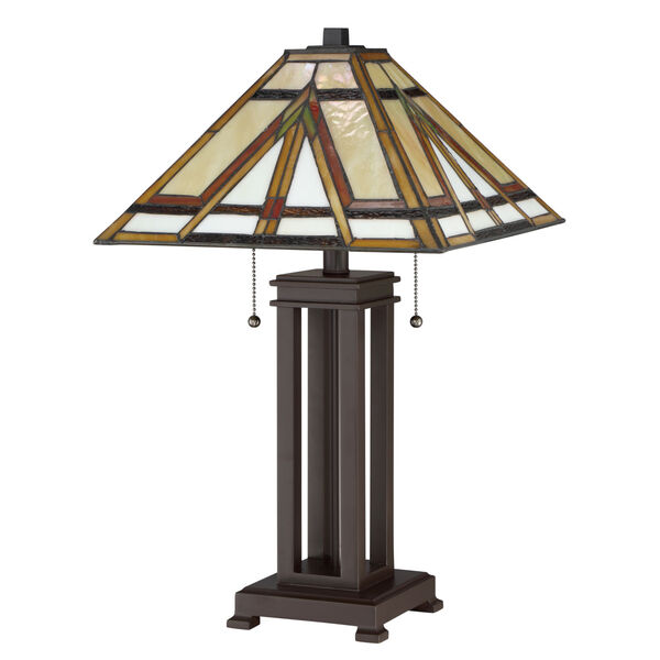 Tiffany Russet Two-Light Table Lamp, image 2