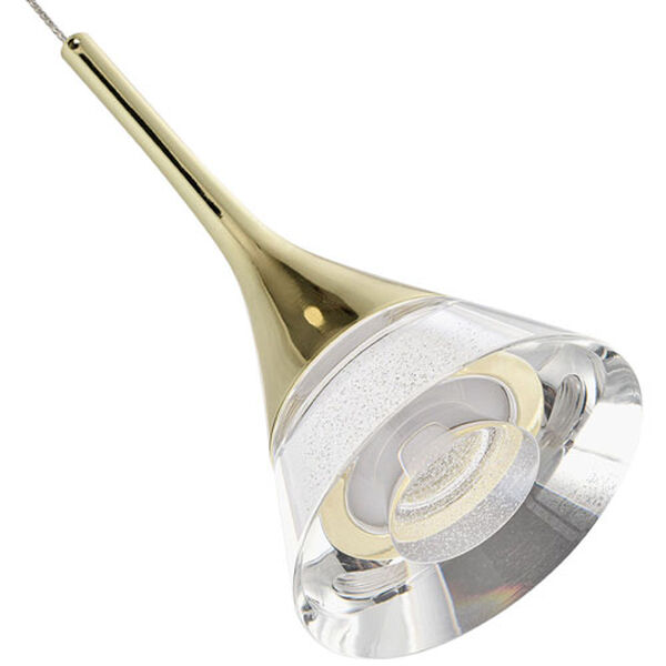 Amalfi Gold Integrated LED Pendant, image 1