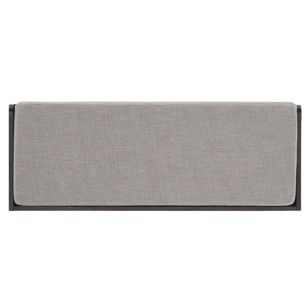 Potter Black Storage Bench with Linen Seat Cushion, image 5