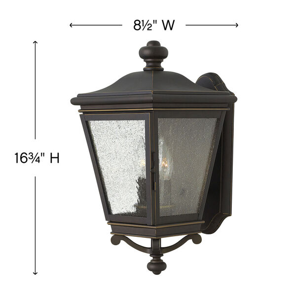 Lincoln Oil Rubbed Bronze Two-Light Outdoor Wall Sconce, image 8