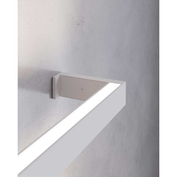 Thin-Line Satin White LED 96-Inch Wall Bar, image 6
