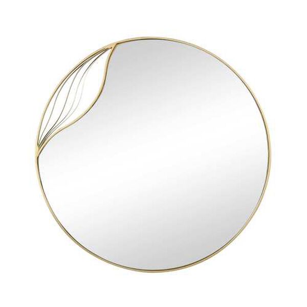 Stiller Brass Wall Mirror, image 1