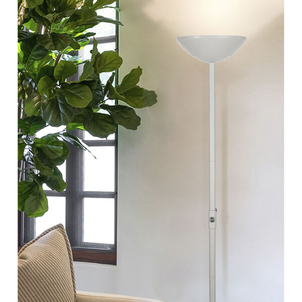 SkyLite White Integrated LED Floor Lamp, image 2