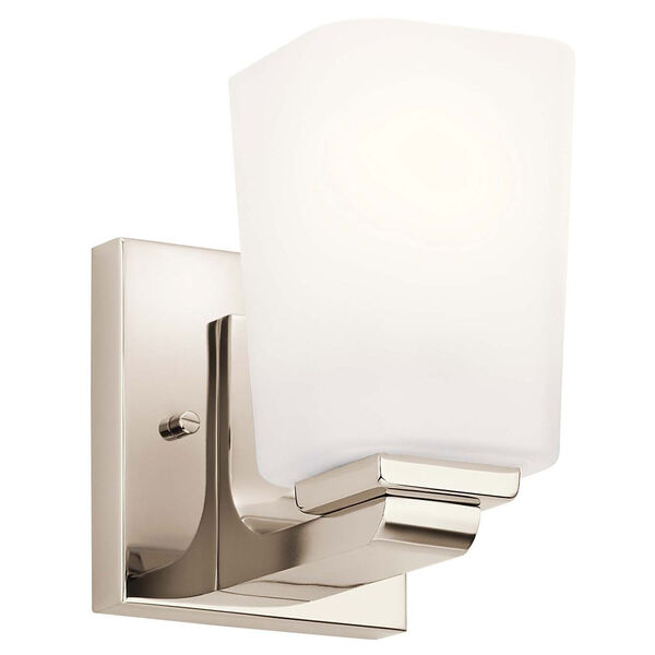Roehm Polished Nickel One-Light Wall Sconce, image 1