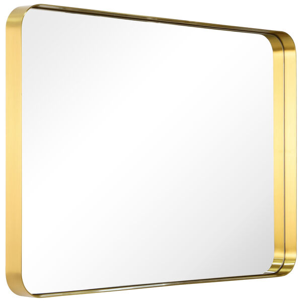 Gold 24 x 36-Inch Rectangle Wall Mirror, image 4
