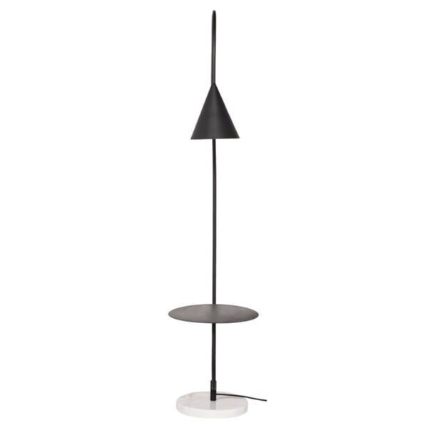 Arnold Matte Black One-Light Floor Lamp, image 2