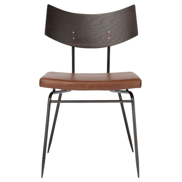 Soli Black and Brown Dining Chair, image 2
