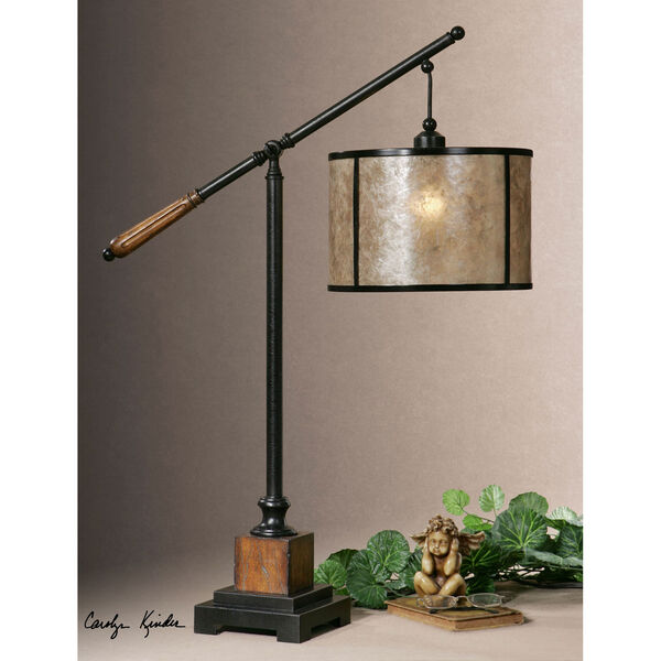 Sitka Rustic Mahogany One-Light Lantern Table Lamp, image 3
