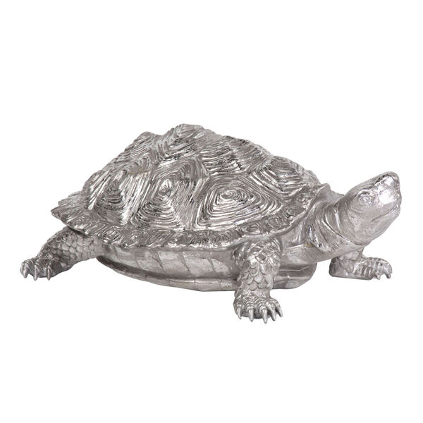 Turtle Pewter Textured Figurine, image 1