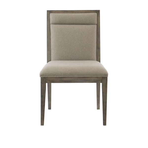 Profile Warm Taupe Wood and Fabric 22-Inch Dining Chair, image 3