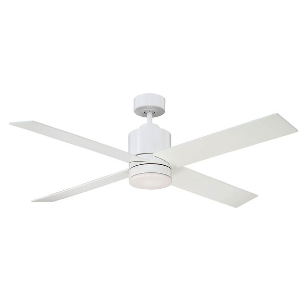 Nicollet White LED Ceiling Fan, image 1