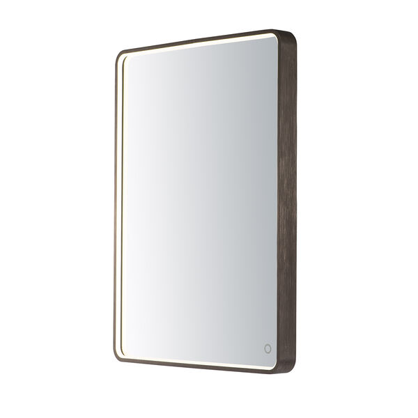 Mirror Anodized Bronze 24-Inch One-Light ADA LED Rectangular Mirror, image 1