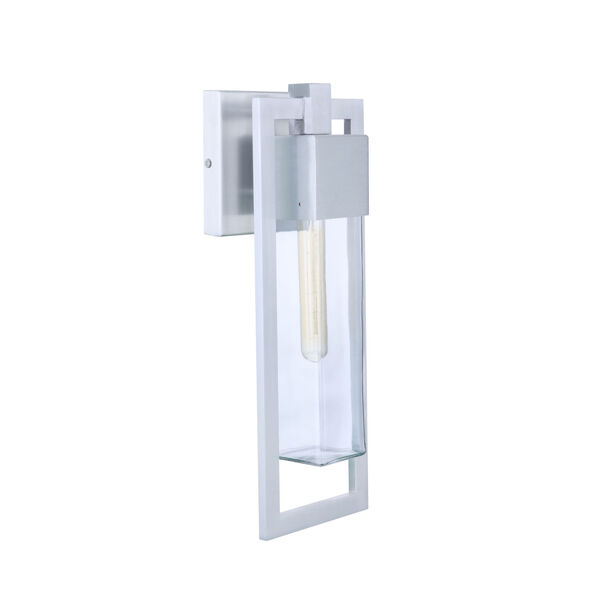 Perimeter Satin Aluminum 19-Inch One-Light Outdoor Wall Sconce, image 1