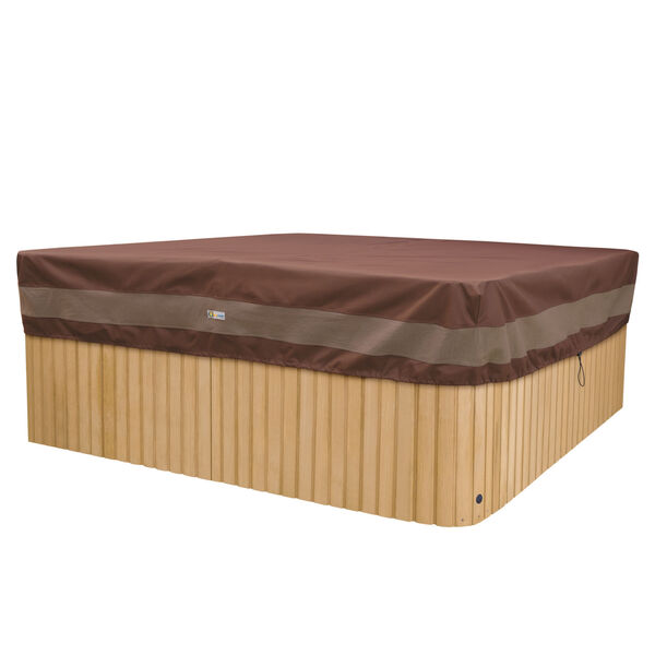 Ultimate Mocha Cappuccino 94-Inch Rectangle Hot Tub Cover, image 1