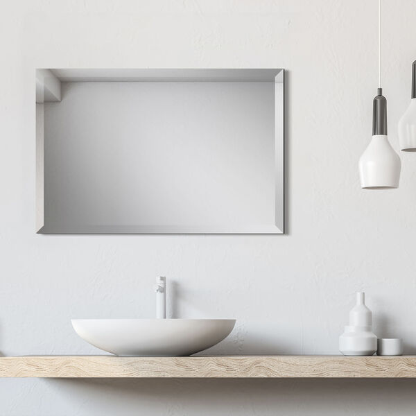 Frameless Clear 20 x 30-Inch Rectangle Wall Mirror, image 6