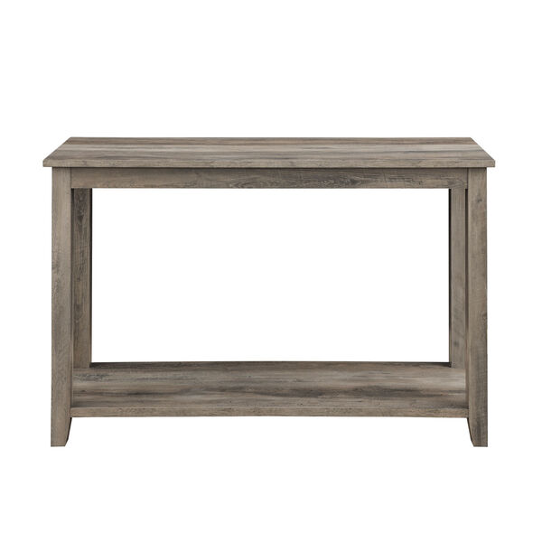 Grey Wash Wood Sofa Table, image 2