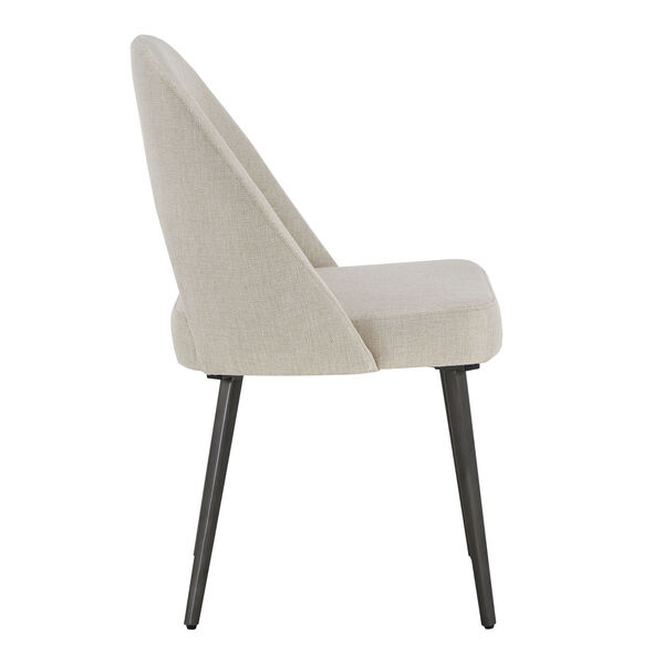 Xavier Beige and Black Dining Chair, Set of Two, image 3