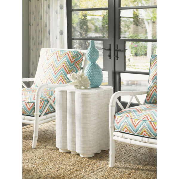 Ivory Key White Spar Point Chairside Table, image 3