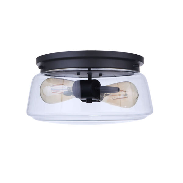 Laclede Midnight Two-Light Outdoor Flush Mount, image 3