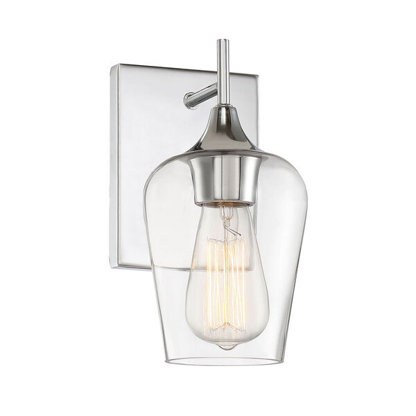Selby Polished Chrome One-Light Wall Sconce, image 4