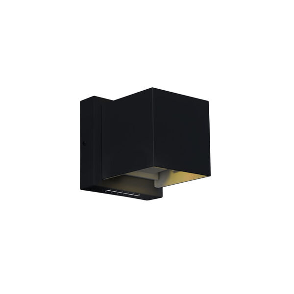 Lilliana Black Integrated LED 4-Inch Wall Sconce, image 1