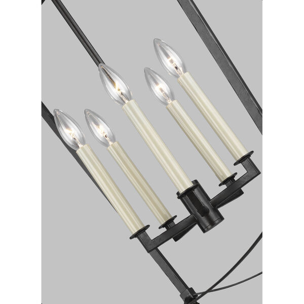 Thayer Smith Steel Five-Light Chandelier, image 3