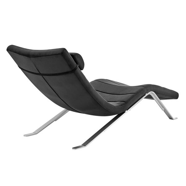 Gilda Black Lounge Chair, image 4