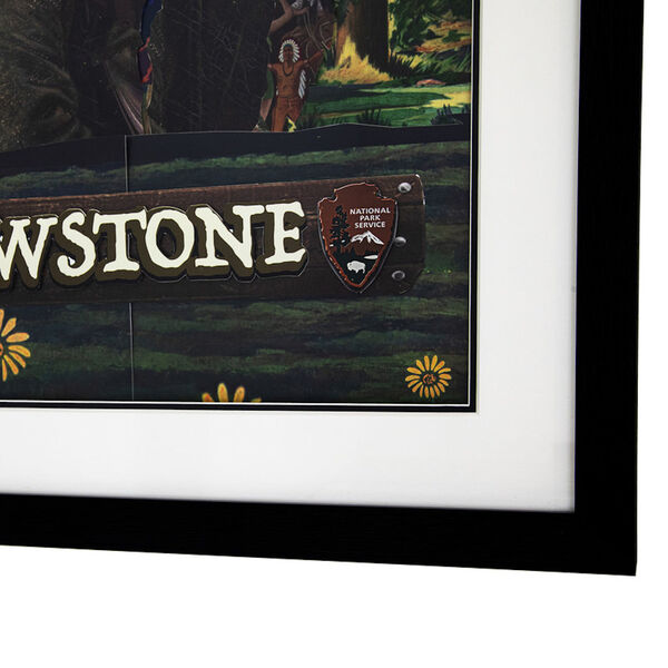 Yellowstone Multicolor 3D Collage Wall Art, image 3