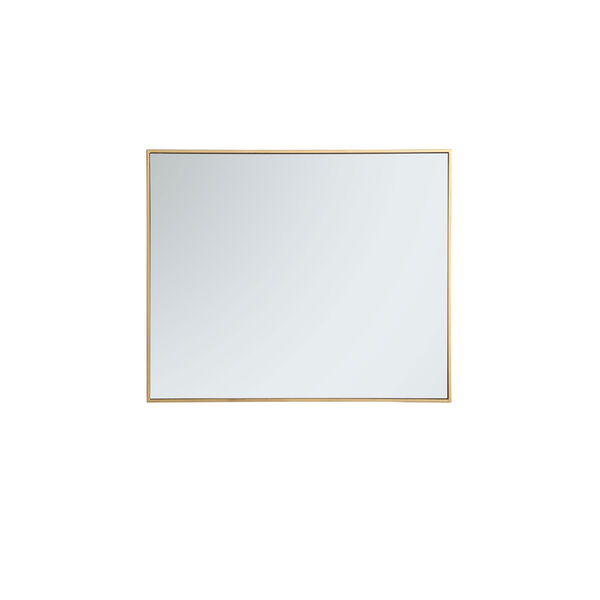Eternity Brass 30-Inch Rectangular Mirror, image 5