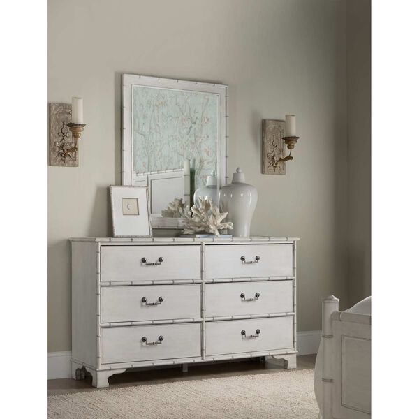 Charleston White Six-Drawer Dresser, image 2