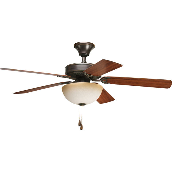 AirPro Antique Bronze 13.5-Inch Ceiling Fans with 5 52-Inch Blades, image 2