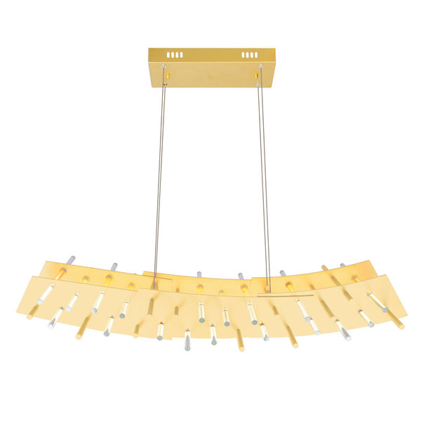 Gondola Satin Gold LED Chandelier, image 5