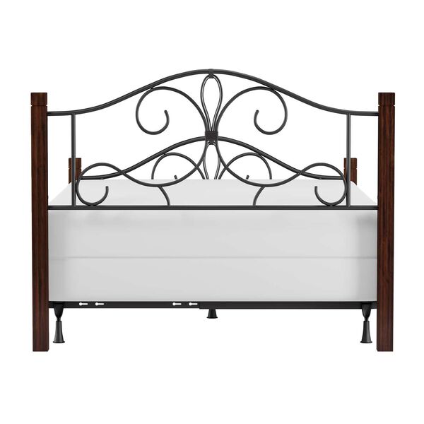 Destin Brushed Cherry Queen Bed, image 7