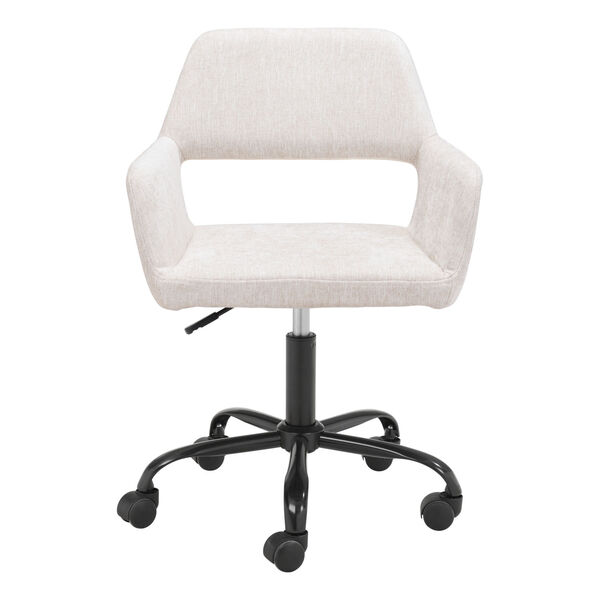 Athair Beige and Black Office Chair, image 4