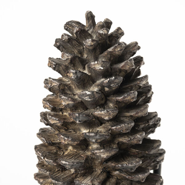 Pinterra Brown 14-Inch Replica Pine Cone On A Stick, image 6