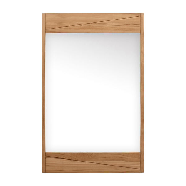 Teak 24 inch Mirror in Natural Teak, image 1