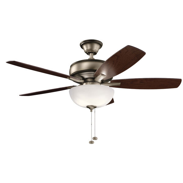 Terra Select Burnished Antique Pewter 52-Inch Three-Light LED Ceiling Fan, image 3
