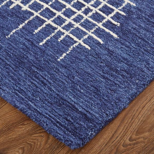 Maddox Blue Ivory Rectangular 3 Ft. 6 In. x 5 Ft. 6 In. Area Rug, image 5