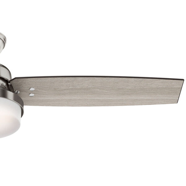 Sentinel Brushed Nickel 52-Inch Two-Light LED Adjustable Ceiling Fan, image 5