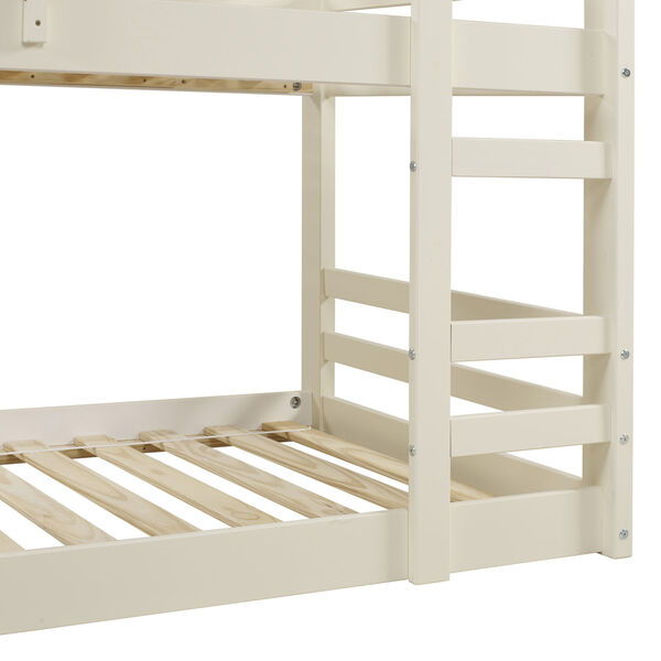 White Twin Bunk Bed, image 4