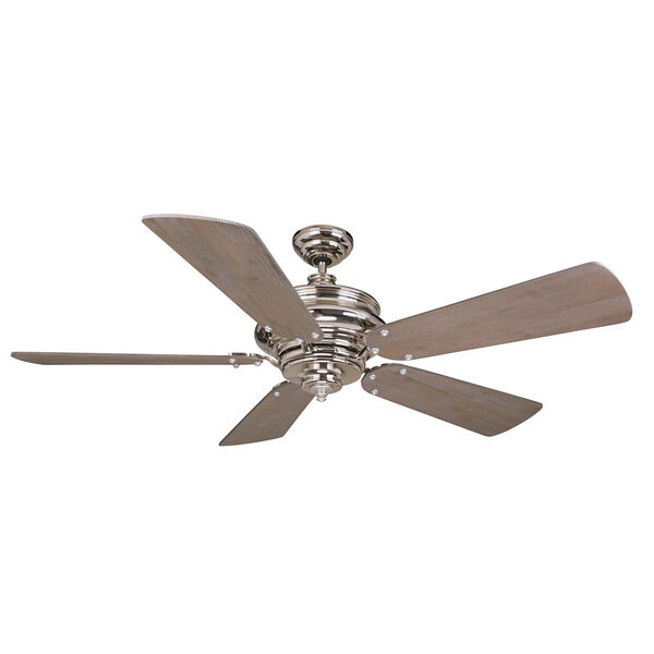 Craftmade Townsend Polished Nickel, Polished Nickel Ceiling Fan
