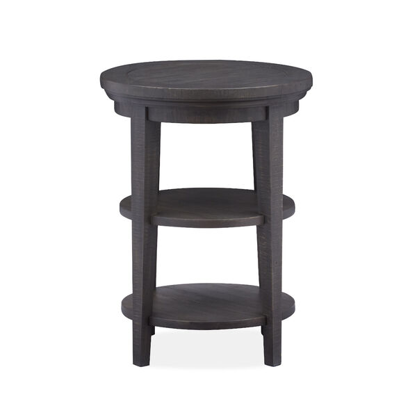 Westley Fall Dark Gray Round Accent End Table, image 4
