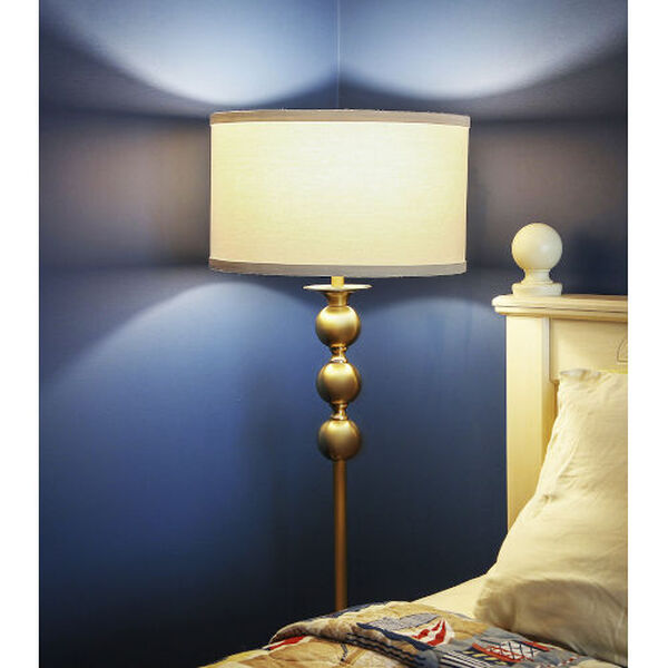 Riley Brass LED Floor Lamp, image 5