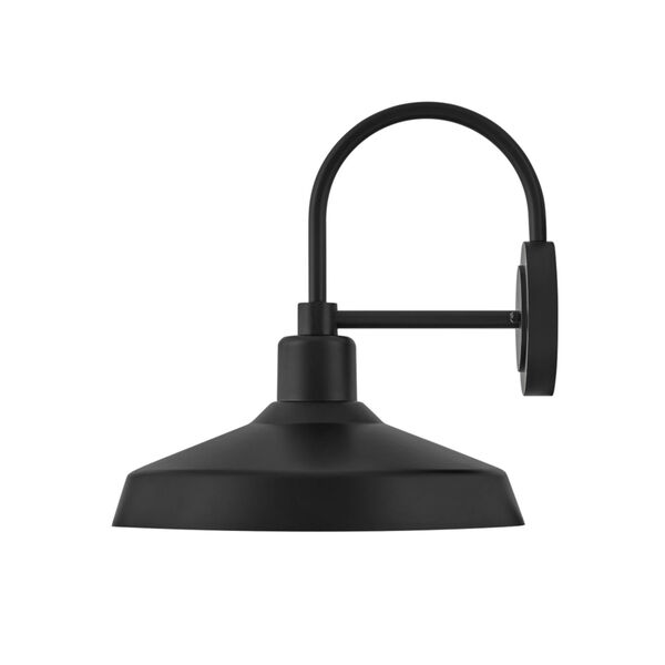 Forge Black 17-Inch One-Light Outdoor Wall Mount, image 1