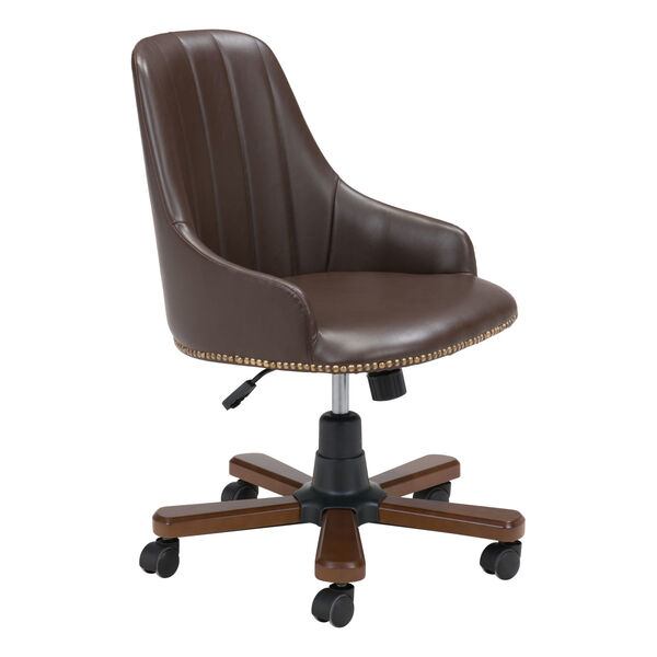 Gables Brown and Dark Brown Office Chair, image 1